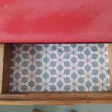Vintage children's desk Baumann wood and formica 50s