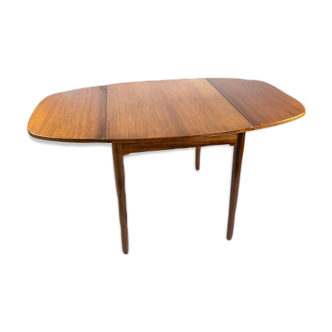 Table à manger en bois de rose avec extensions de design danois des années 1960