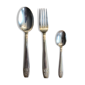 Housewife 37 pieces silver metal Art Deco model Grand Prix