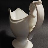 White iron earth sauce boat from Creil and Montereau, late 19th century