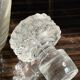 Antique cut crystal carafe signed Bayel 92
