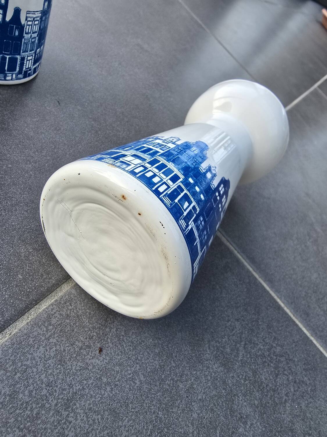 4 vintage Dutch vases for hyacinths