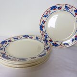 6 flat plates of Badonviller model Mousmee