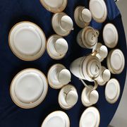 Limoges porcelain coffee service by Chastagner for 8 people