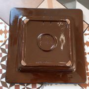 Centrepiece or large ceramic catchall in glazed ceramic signed Vila Clara.