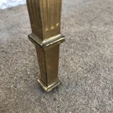 Table low marble and golden bronze