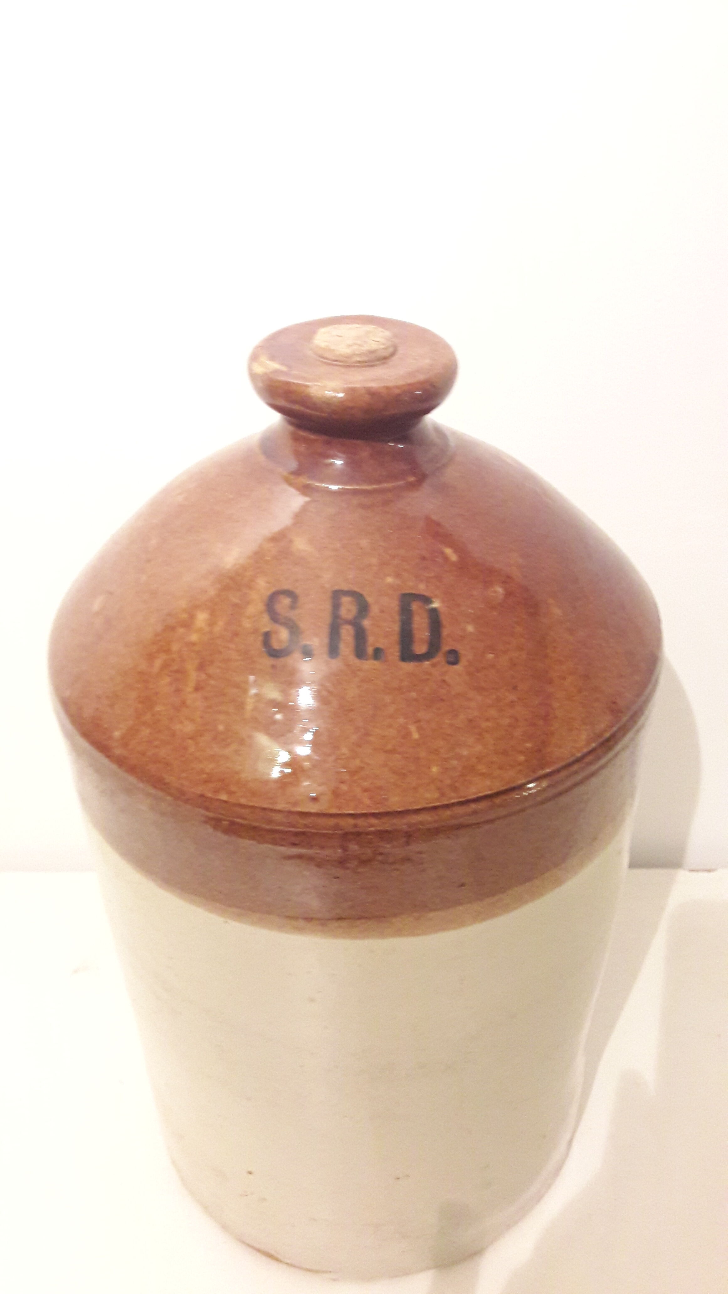 2nd war s.r.d stoneware bottle