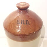 2nd war s.r.d stoneware bottle