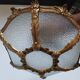 Bronze-gilded ceiling light and glass – Louis XV style