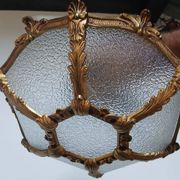 Bronze-gilt ceiling light and glass – Louis XV style