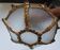 Bronze-gilded ceiling light and glass – Louis XV style