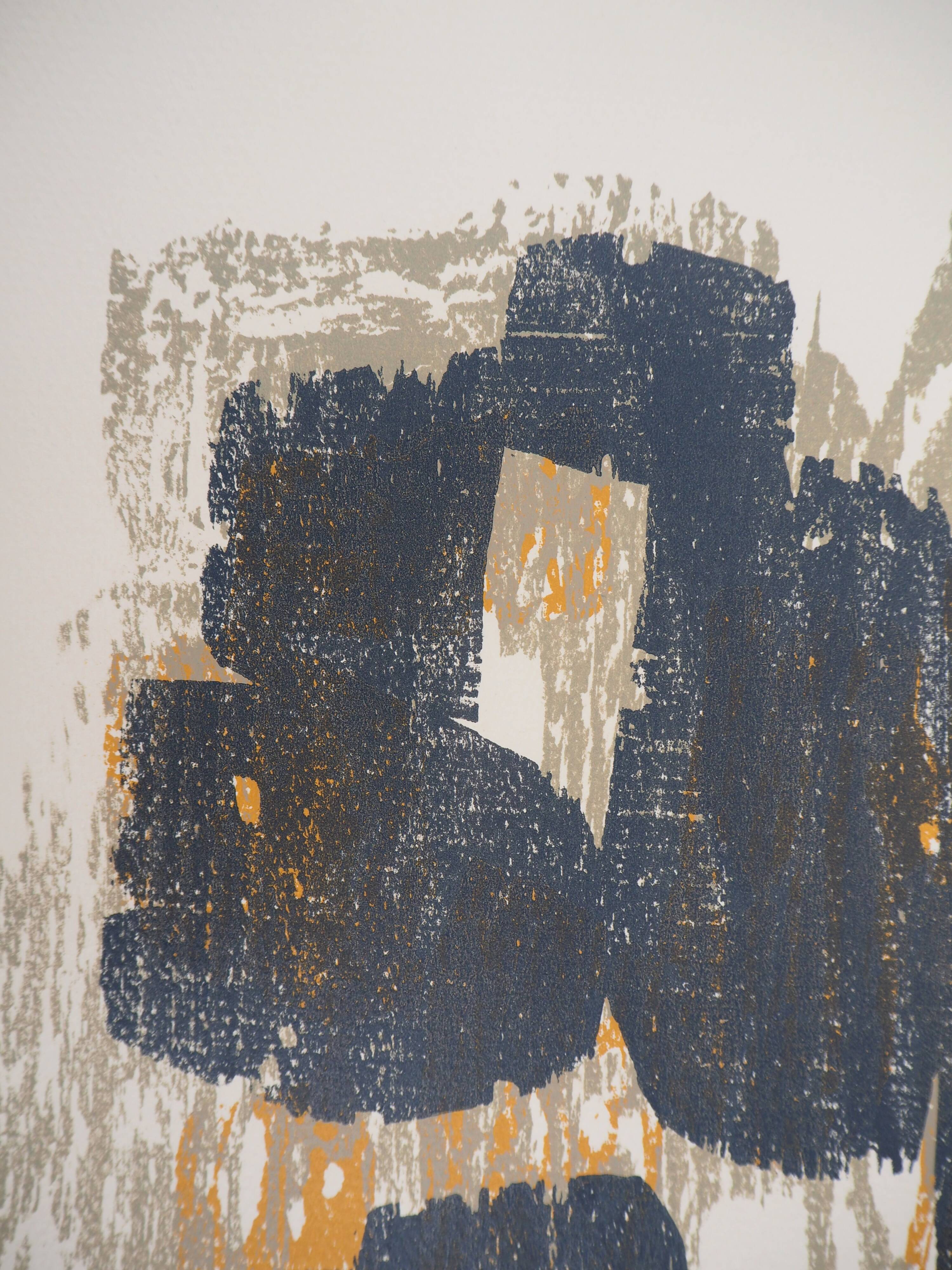 Raoul ubac: rhythm - woodcut