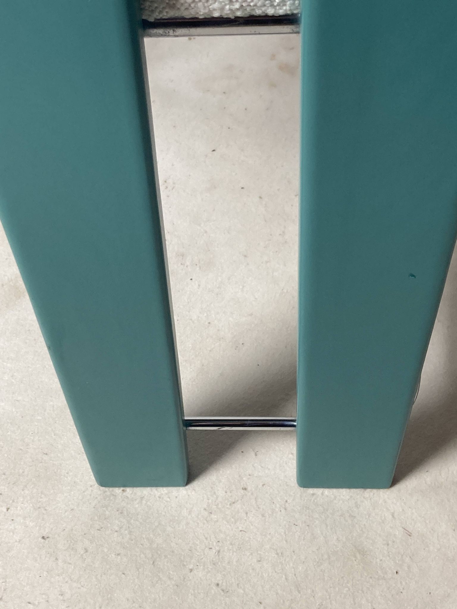 Set of 6 Memphis dining chairs in bouclé, 1980s