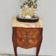 Louis xv style bedside table in rosewood marquetry