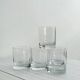 5 whiskey glasses - water.