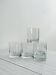 5 whiskey glasses - water.