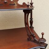 Napoleon III mahogany standing shelf