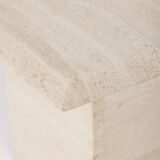 Travertine coffee table or side table