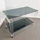 Lucite and smoked glass trolley | 1970s