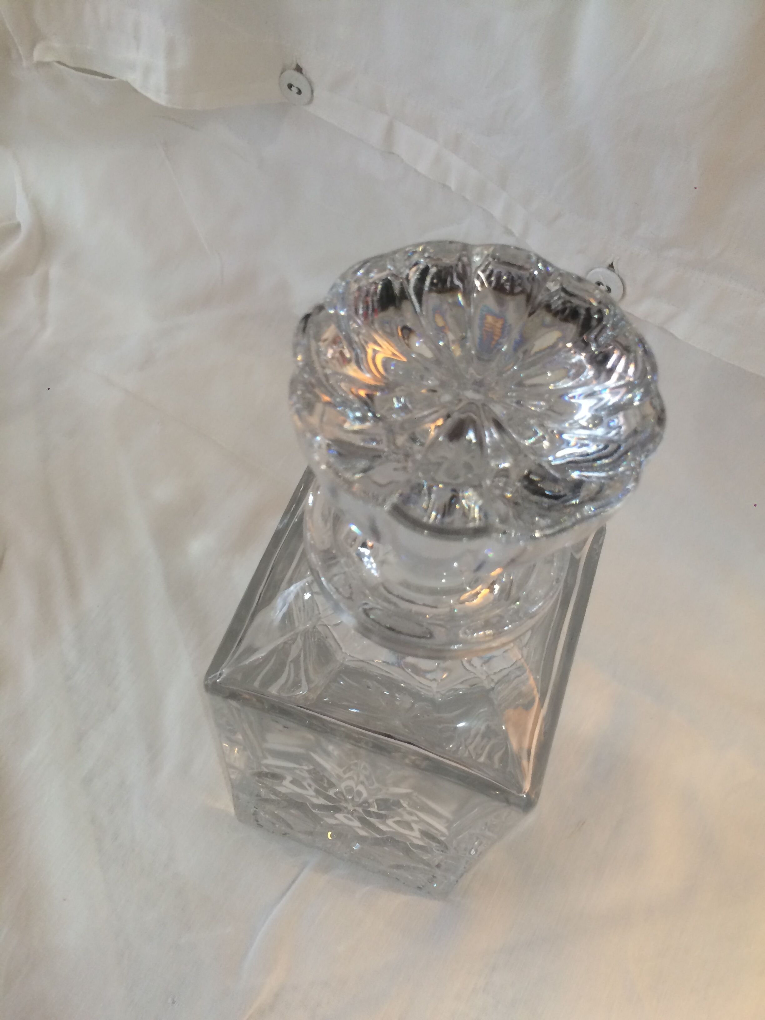 Baccarat cut crystal whisky decanter