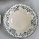 Lot 6 blue ironstone deep plates French earthenware ironstone