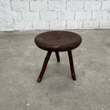 Folk art tripod stool
