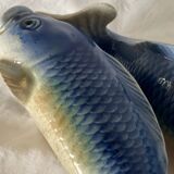 2 fish slip vases