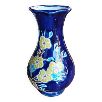 Beautiful little hand painted glazed vase