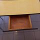 Vintage 1960s yellow straw and chrome formica set.