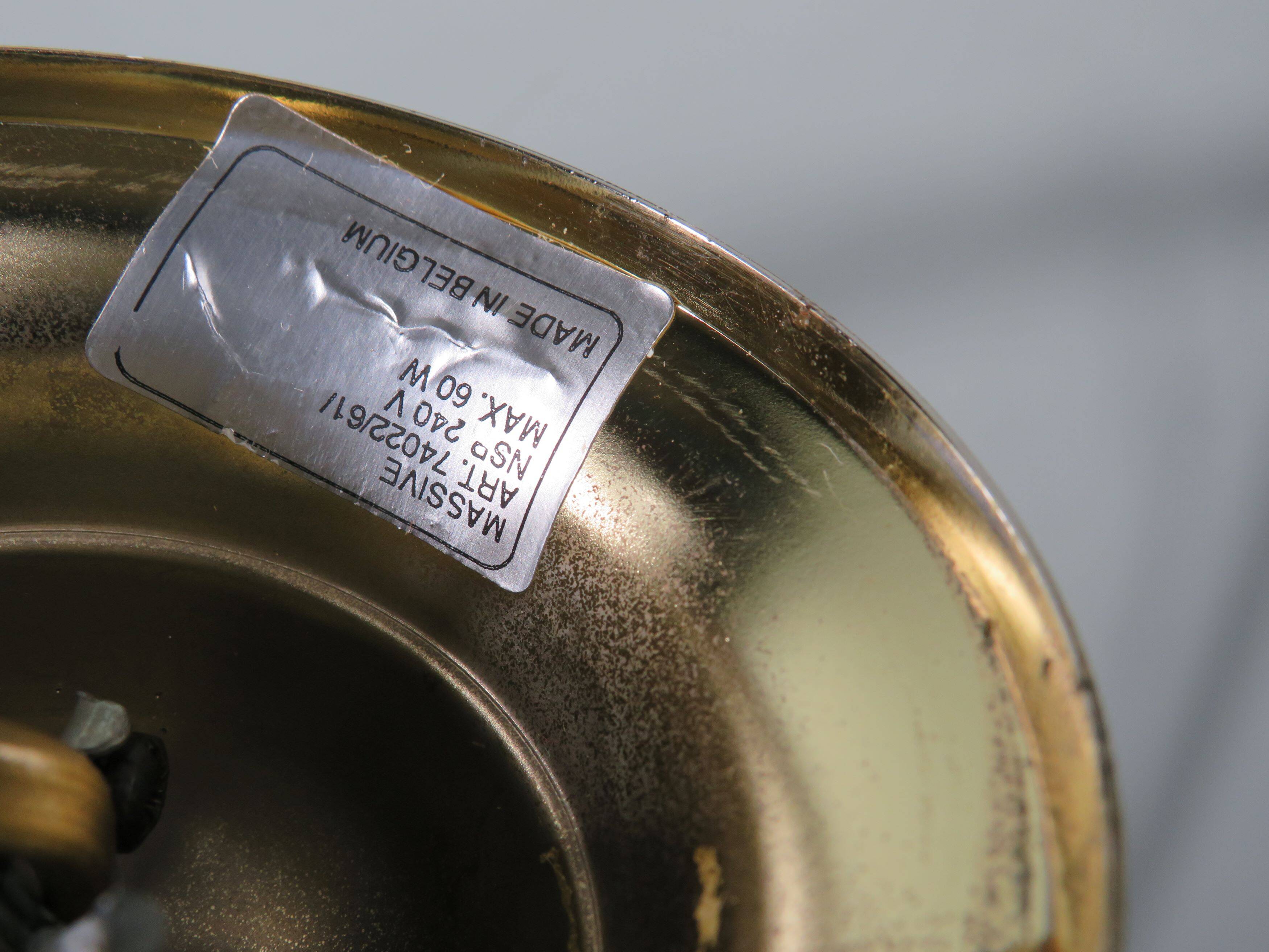 Vintage pendant light, Massive Belgium 1970