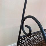 Magazine holder harness perforated metal