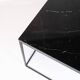 Coffee Table With Black Marble Top And Metal Frame