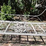 Wrought iron bed