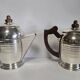 Art Deco tea or coffee service in silver-plated metal