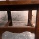 Brutalist wooden chairs – set of 10 (1970s)