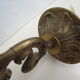 Bronze wall lamp + tulip lampshade