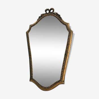 Mirror gilded with node 29 x 53 cm