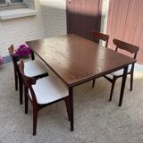 Teak dining table