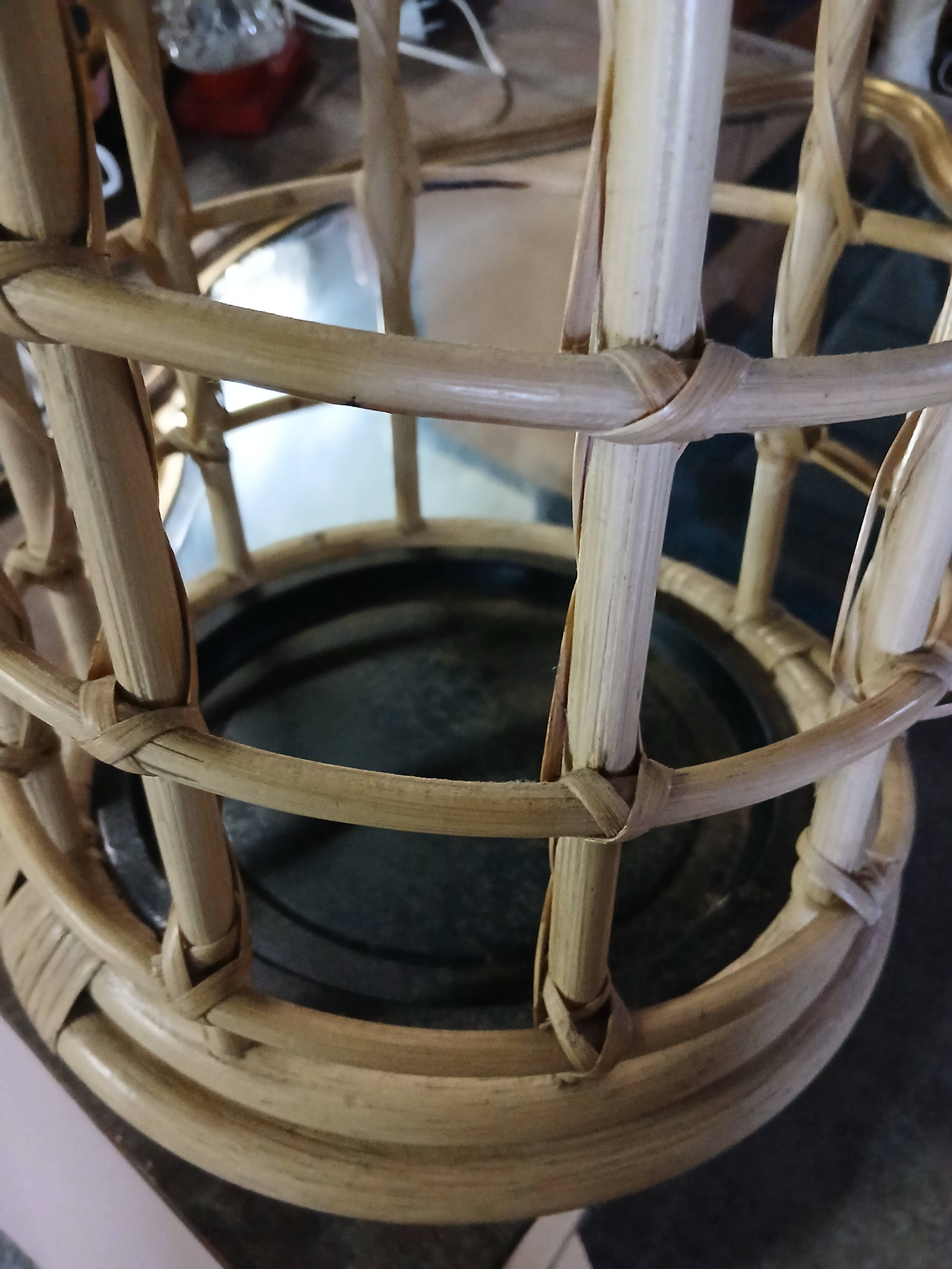 Rattan umbrella stand