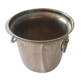 Silver metal ice bucket