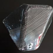 Applique en verre de Murano glacé Vetri, 1970