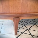 Scandinavian design sideboard in vintage teak