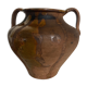 Jar pot graissier 19e XS in glazed earth