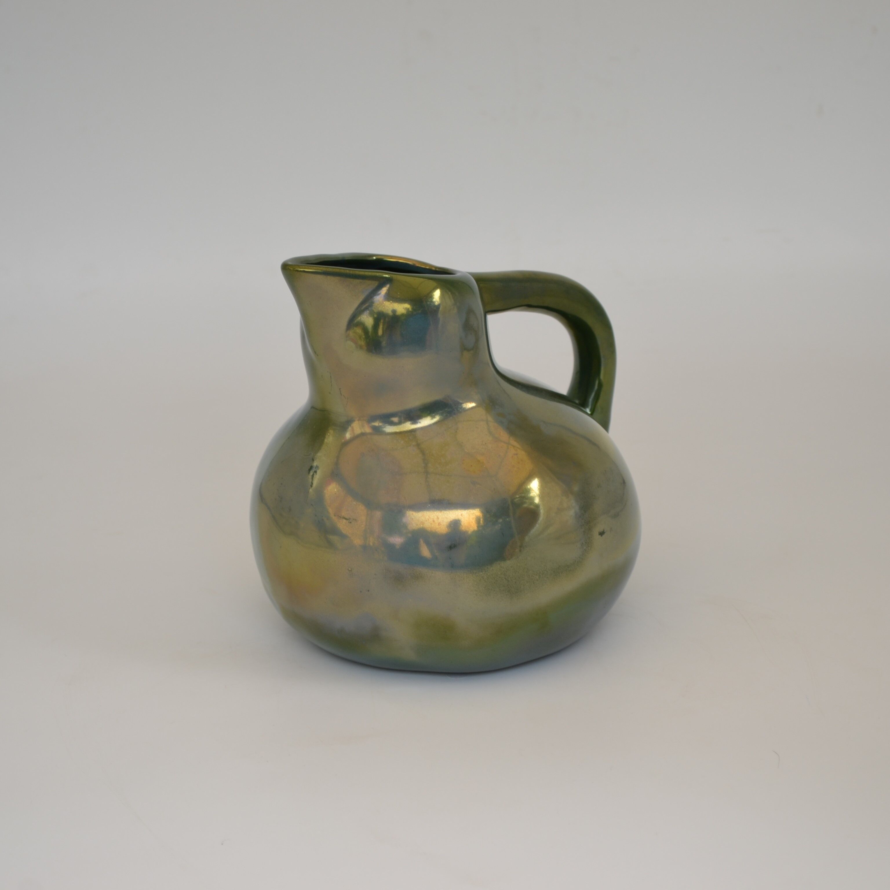 Rambervillers S.A.P.C. flamed sandstone pitcher
