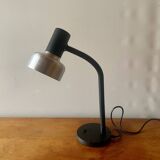 Vintage Wila desk lamp in black metal and aluminum