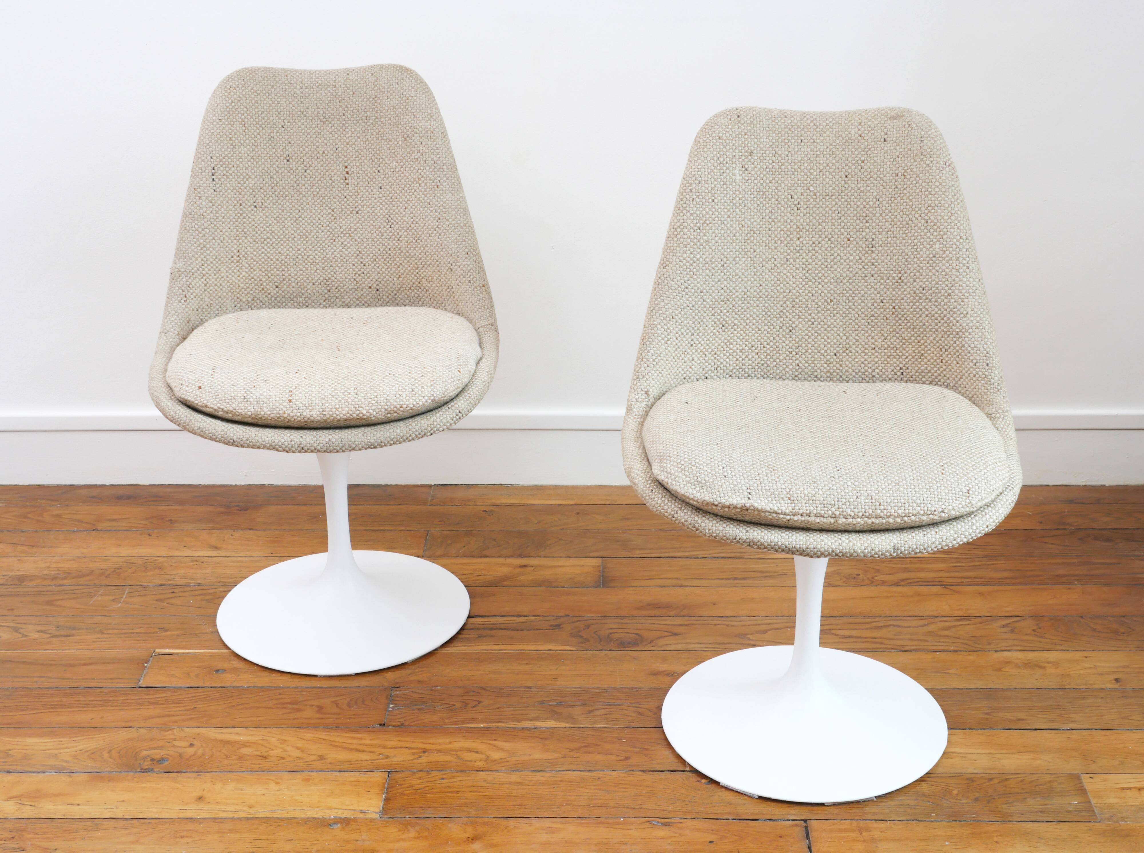 2 Tulip Chairs Knoll
