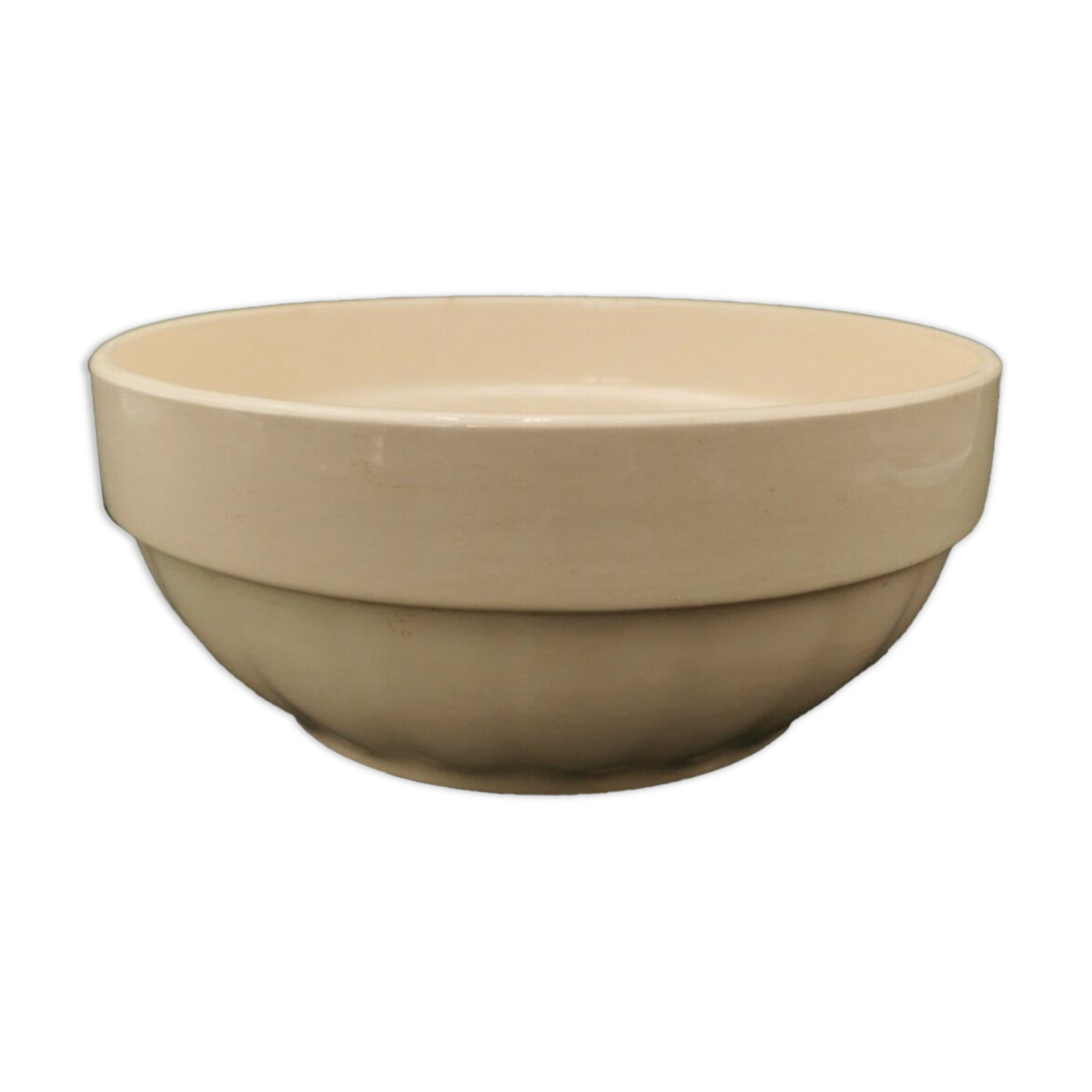 Ancien Saladier Digoin & Sarreguemines – Décor Légumes – Céramique Blanche