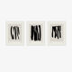 Lot de 3 tirages giclées abstraits, 50x70