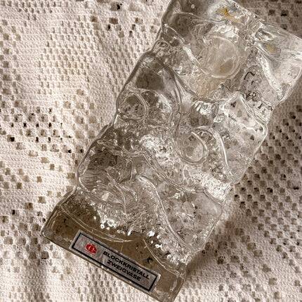Vase Ingrid Glashütte soliflore in crystal Block crystal