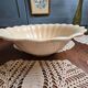 Antique salad bowl by Jules Vieillard & Cie Bordeaux, shell shape – 19th century